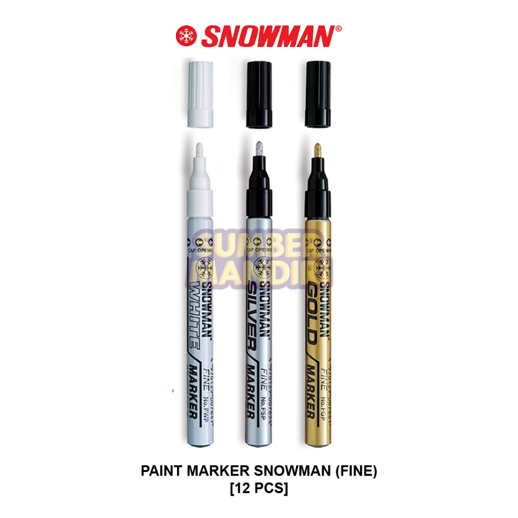 

Spidol Paint Marker SNOWMAN Fine Permanent [1 PCS]