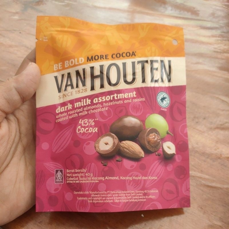 Van Houten Dark milk Assortment coklat 43%