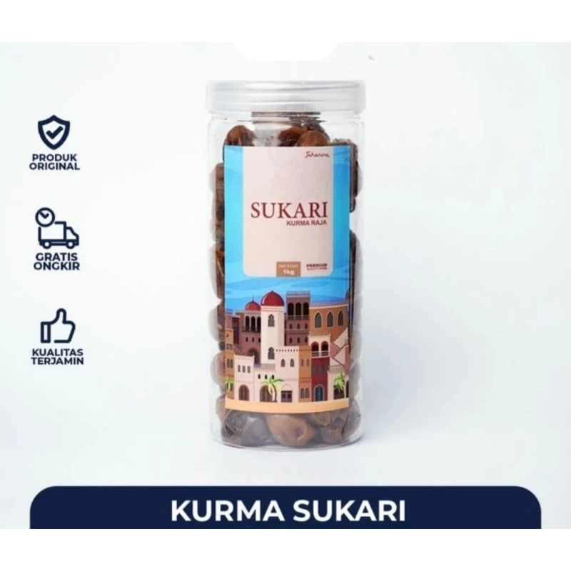 

Kurma Sukari Premium/ Toples Kurma Sukari