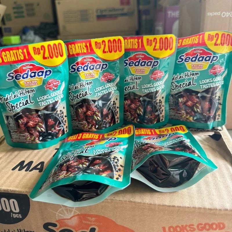 

KECAP SEDAAP 1 PAKET DAPAT 12pcs kemasan 77Gr