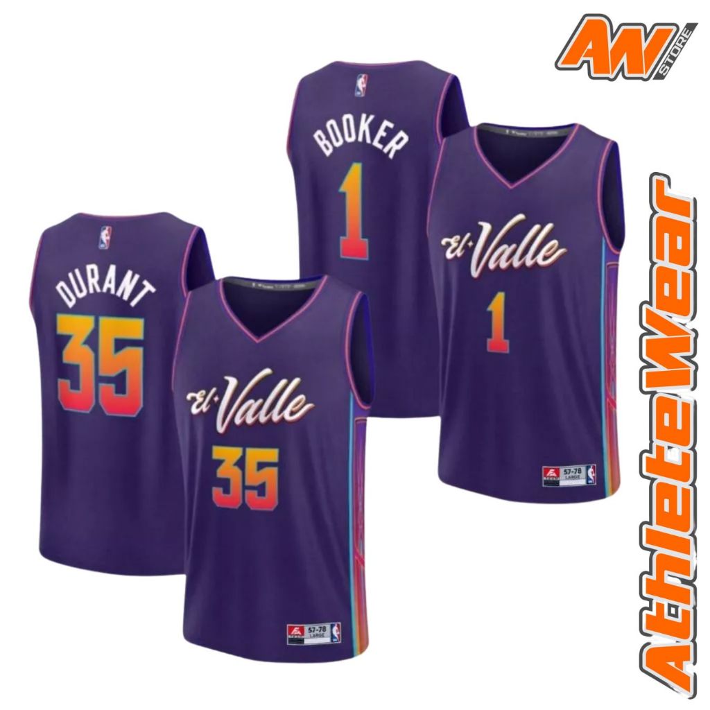 Jersey Basket NBA Phoenix Suns Devin Booker & Kevin Durant