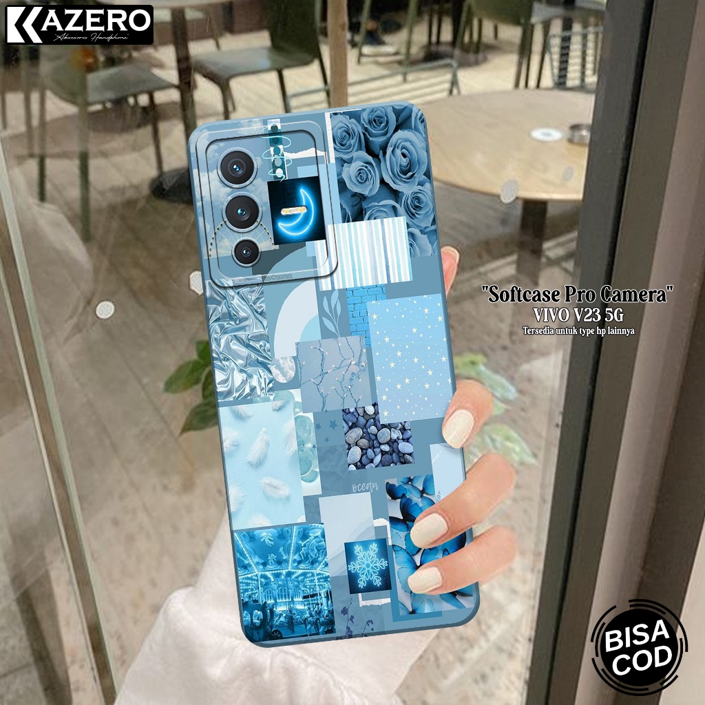 Softcase Hp VIVO V23 5G Terbaru - Fashion Case Aesthetic - Case VIVO V23 5G - Silikon Pro Camera-Cas
