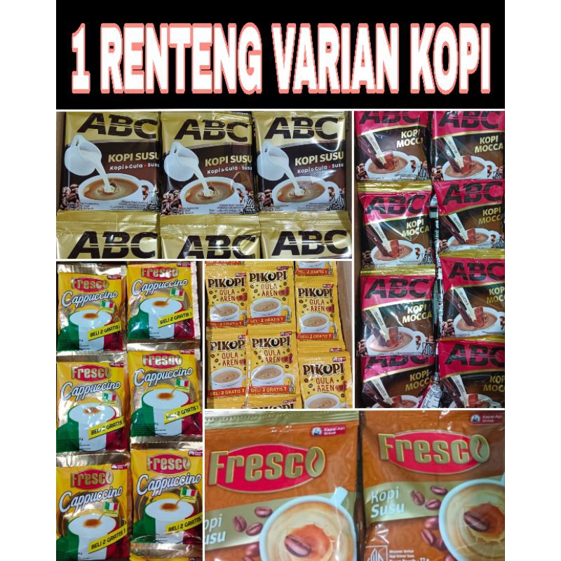 

KOPI RENTENGAN kapal api sepecial mix kapal api gula aren spesial merah kapal api siganture goodday freeze choco cookies coolin gooday cappucino mochacino the original vanila latte fresco capucino fresco kopi susu abc mocca all kapal api brand