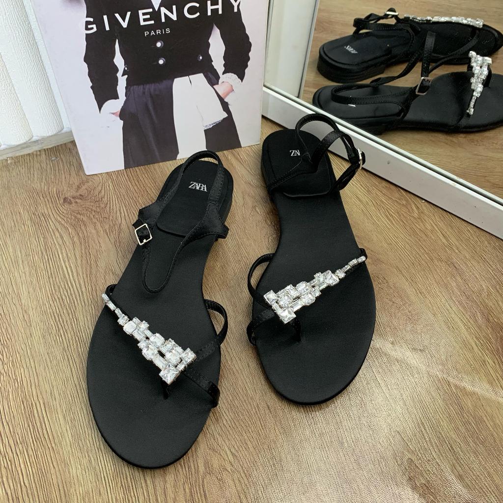 SANDAL WANITA ZS-4436 FLAT SEPATU SANDAL FLAT WANITA SANDAL FLAT FLAT SHOES SANDAL TEPEK