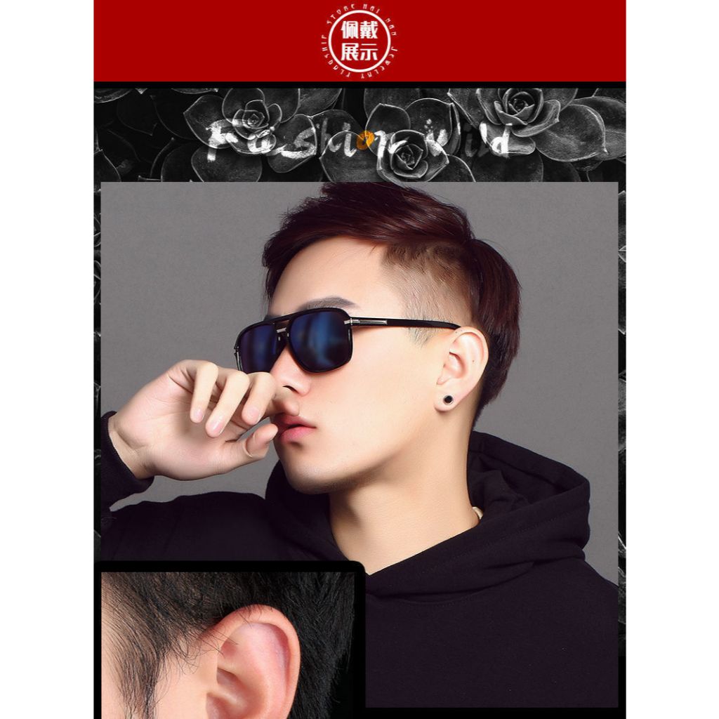 Luxs Anting Magnet Bulat Hitam Polos Murah Termurah Pria Wanita Tanpa Lubang Tindik Telinga Jepit An