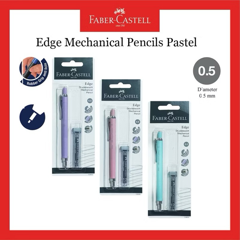 

Pensil Mekanik Edge Faber-Castell 0.5mm + Refill (1 pcs)