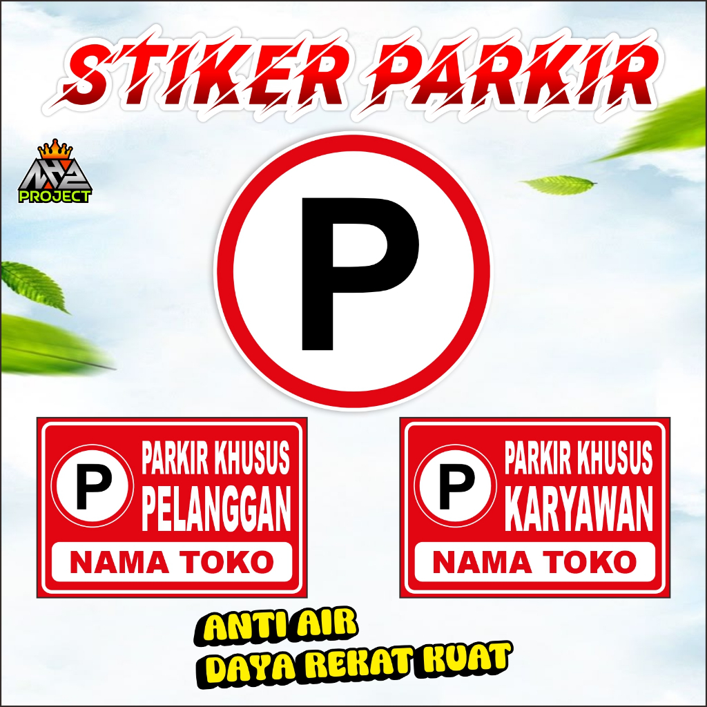 

stiker parkir kryawan stiker parkir pelanggan