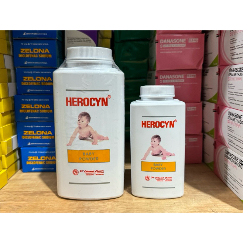Herocyn Baby Powder 100 gr & Herocyn Baby Powder 200 gr