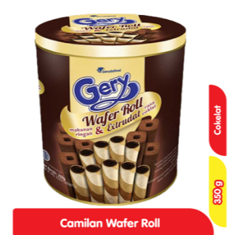 

GERY WAFER ROLL CHOCOLATE KALENG 350 G
