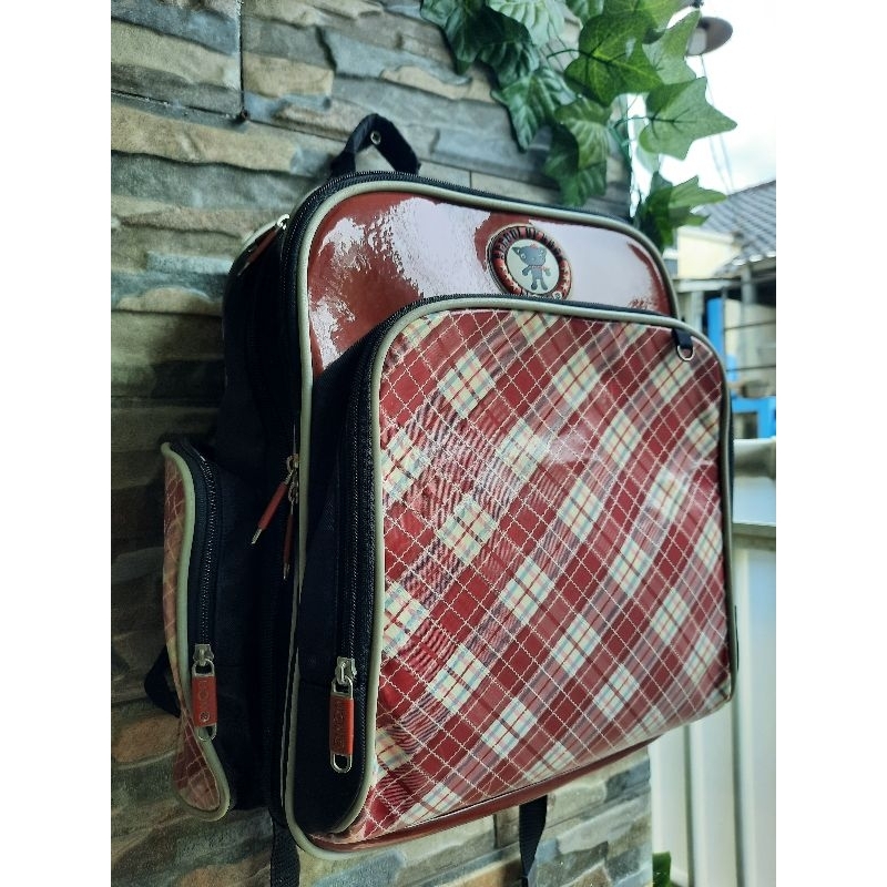 Ransel Merah UNME - TAS PRELOVED BRANDED ORIGINAL