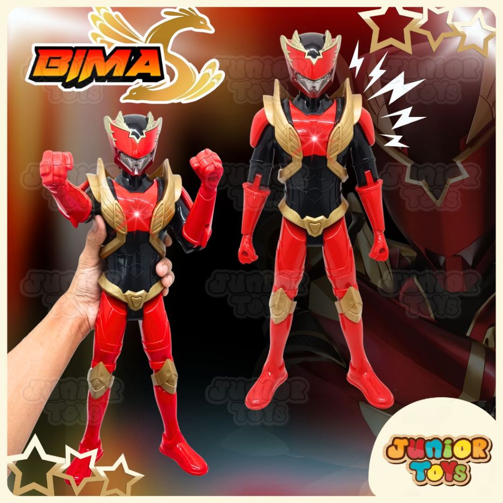 Mainan Robot Bima S Besar Baterai Suara dan Lampu Mainan Anak Laki Robotan Lampu Suara Toys