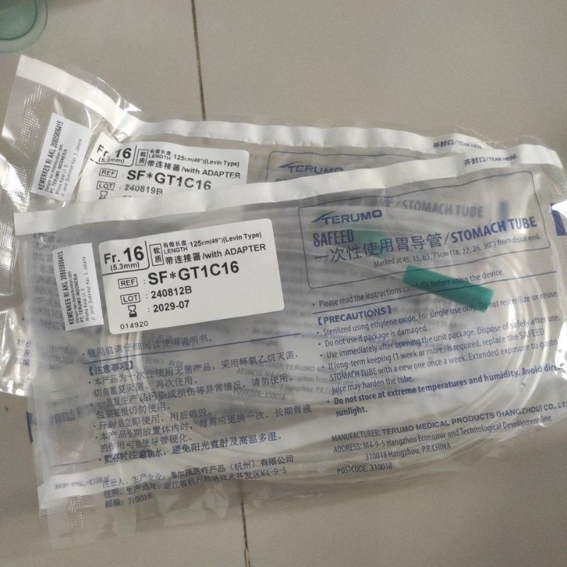 stomach tube NGT 16fr