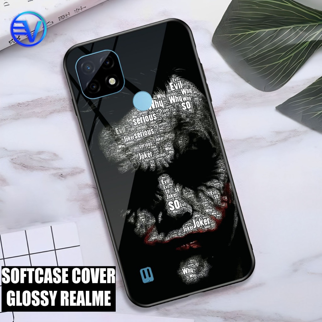 [ GT35 JOKER ] Softcase REALME C21Y/C25Y/C20/C11 2021/C15/C21/NARZO 50A/NARZO 50i Case Kilau Mirror 