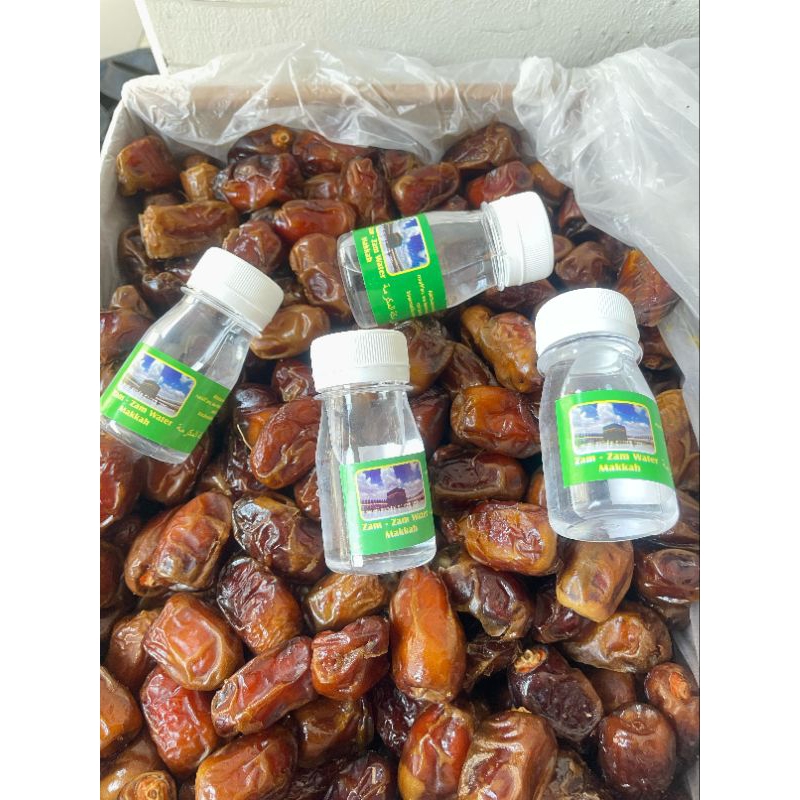 New paket Ramadhan Kurma Mesir golden valley dan air ZAM ZAM original 5pcs