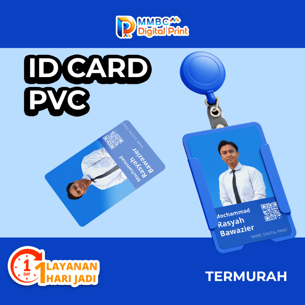 

[TERMURAH] ID CARD PVC CUSTOM DUA SISI