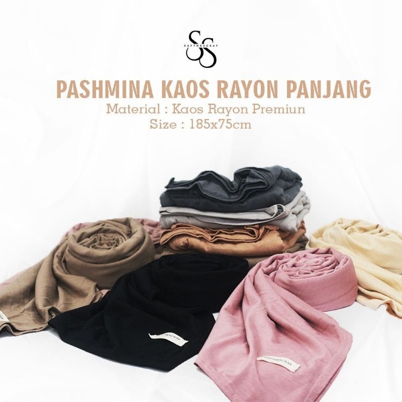 

Pashmina Kaos Rayon Panjang (PREMIUM)