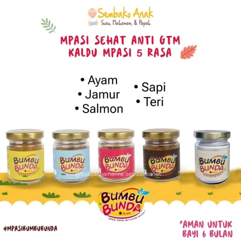

Bumbu Bunda Elia Kaldu MPASI