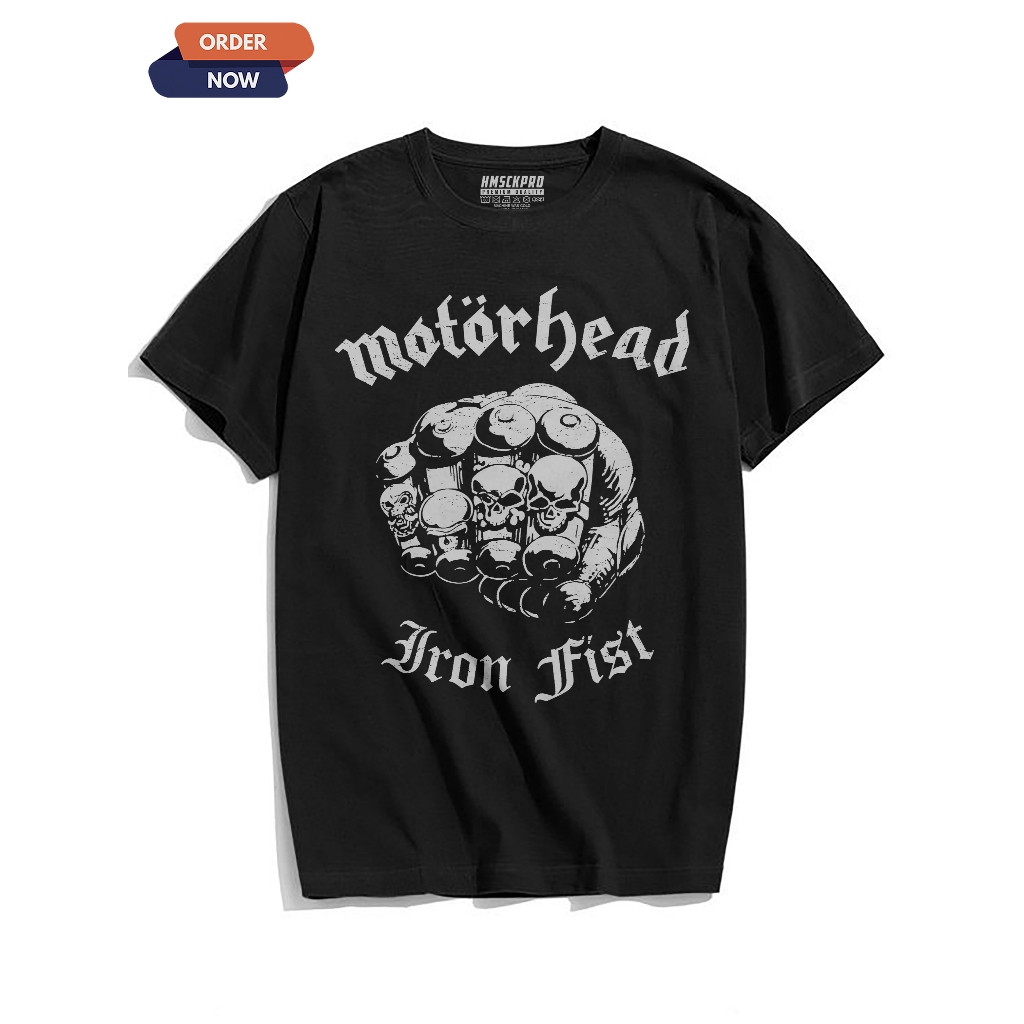 KAOS MOTORHEAD BAJU BAND - T-SHIRT PREMIUM COTTON BAND ROCK METAL
