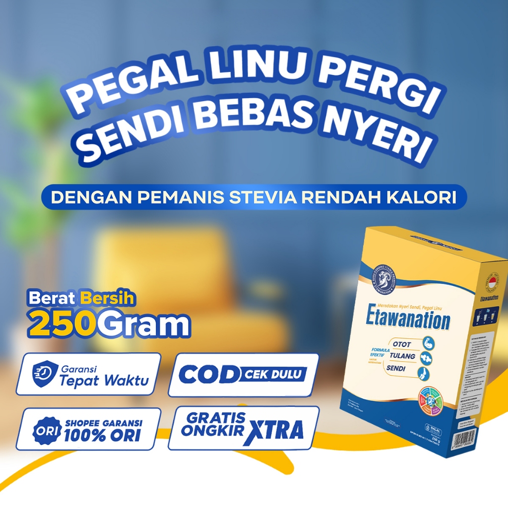 

Susu Kambing Etawa Jahe Plus Herbal Etawanation Tinggi Kalsium Atasi Nyeri Sendi Rematik dan Pegal Linu