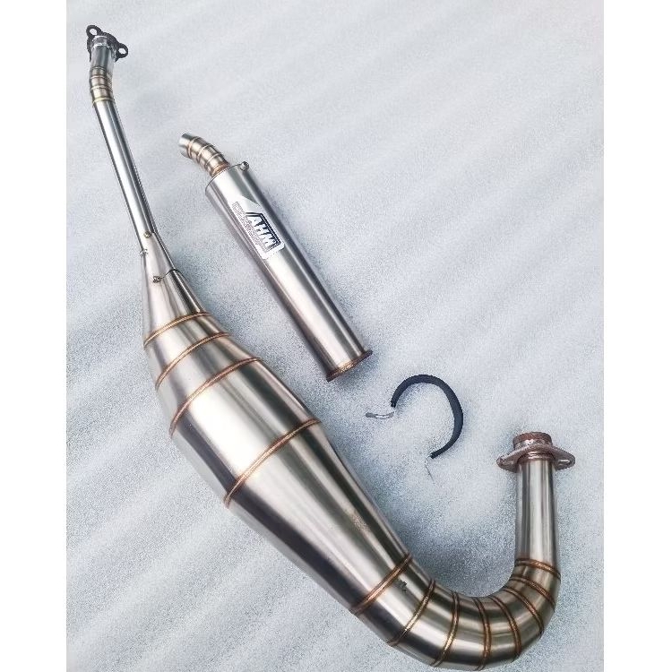 Knalpot Racing AHM NINJA S, SS, R, RR Type repsol stainless steel original produk hight quality
