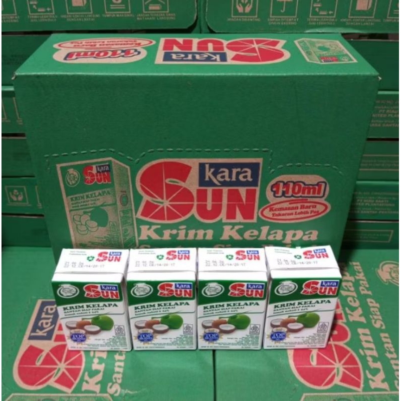 

santan sun kara 110 ml 1 dus 24 pcs
