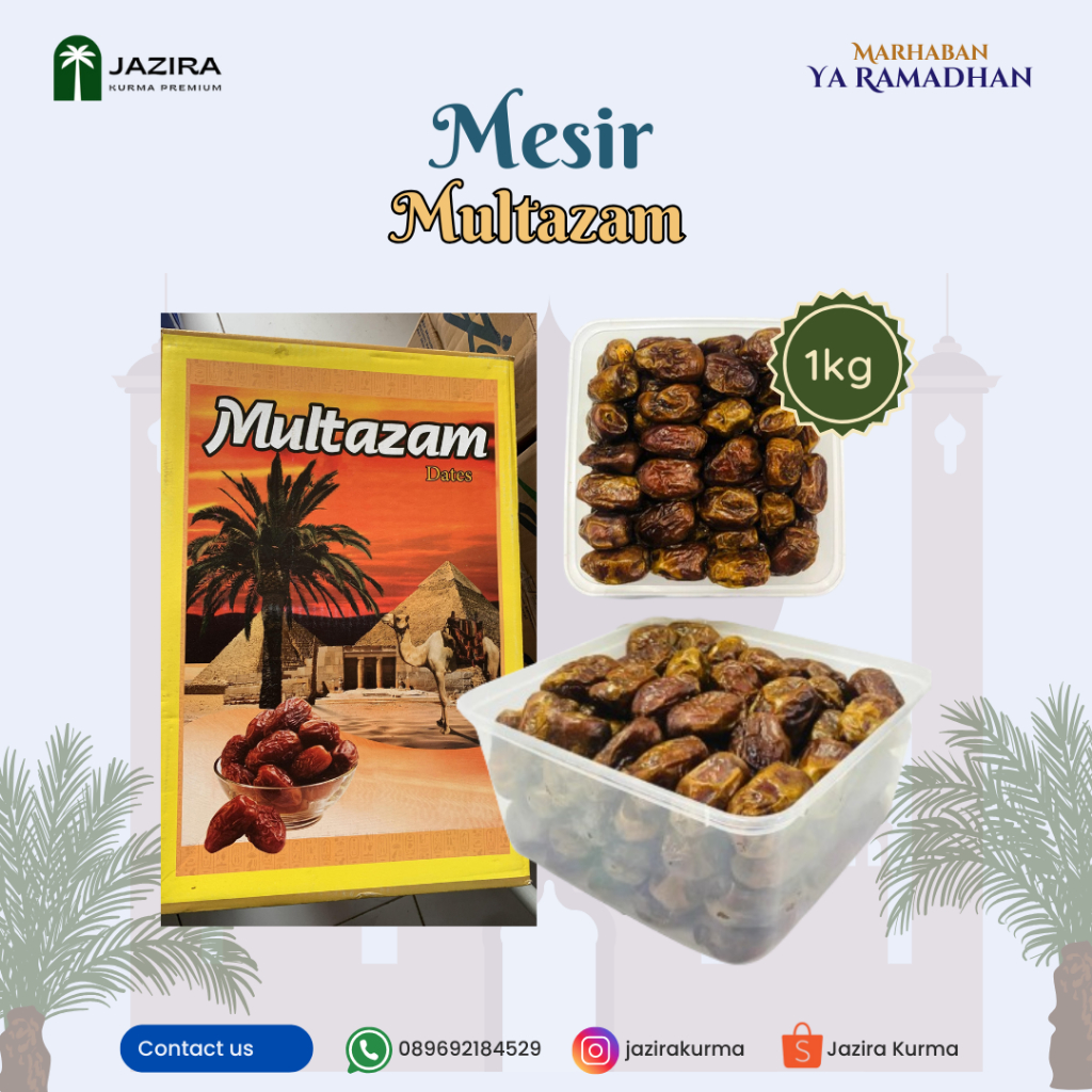 

Kurma Mesir Multazam 1 Kg