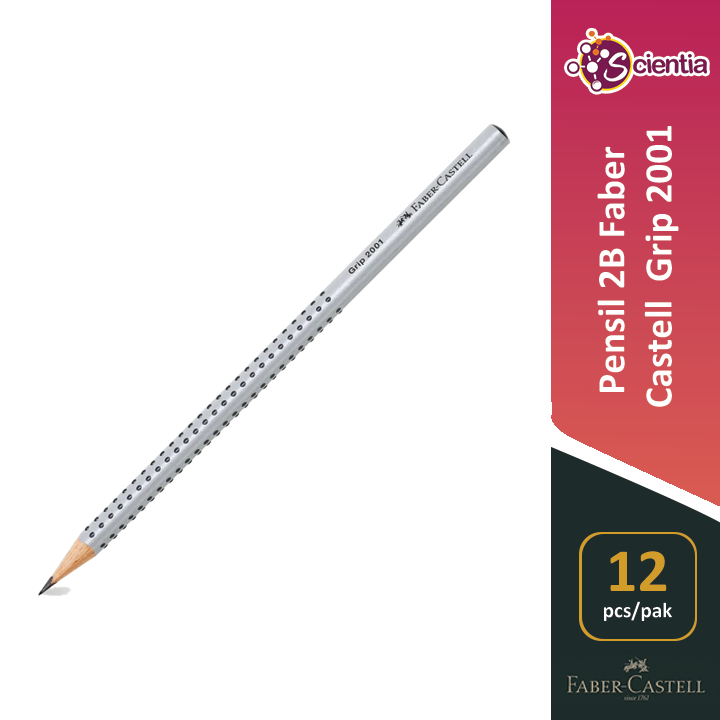 

Pensil Tulis Ujian Grip 2001 Triangular 2B - Faber Castell