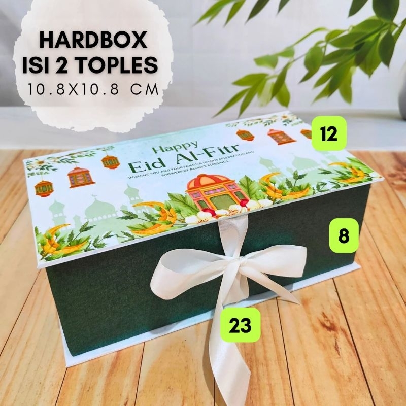 

Hardbox hampers lebaran idul fitri ha toples kotak 23x12x8