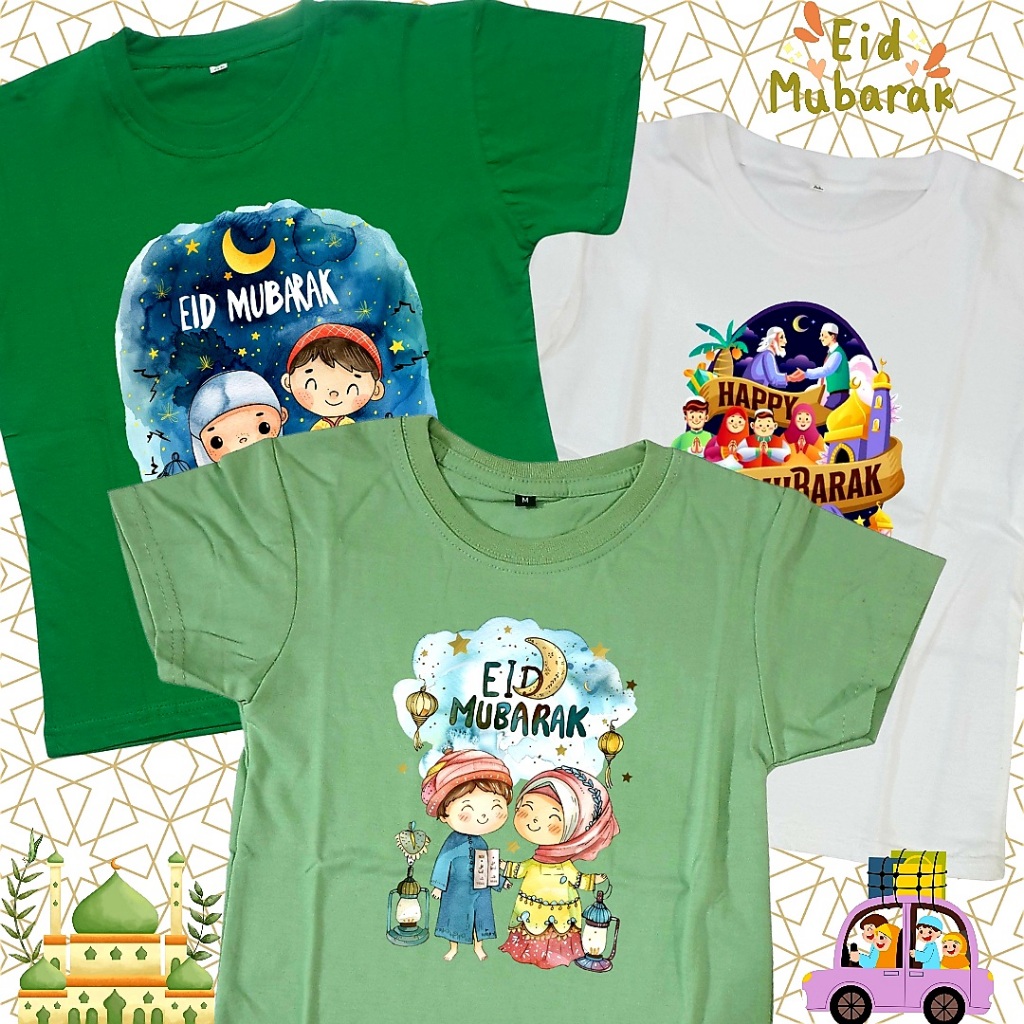 KAOS COUPLE LEBARAN KAOS KELUARGA RAMADHAN KAOS EDISI IDUL FITRI