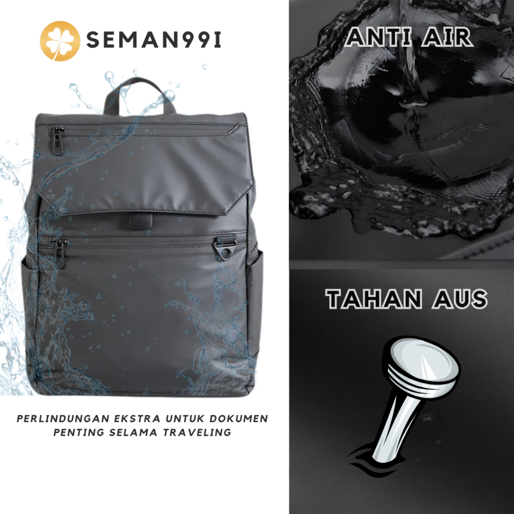 Tas Ransel Pria Waterproof Tas Outdoor Anti Air Backpack Laptop Tas Pria Wanita Anti Air