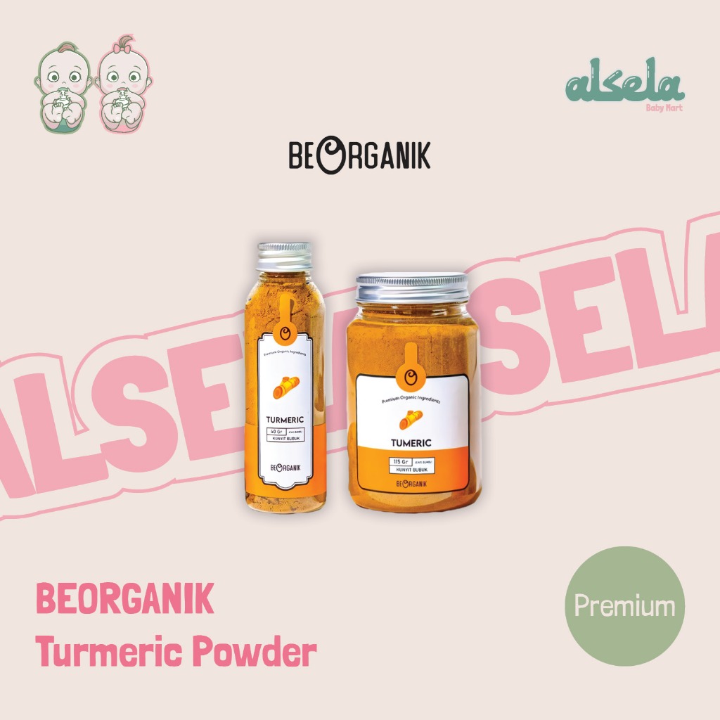 

Beorganik Turmeric Powder 40gr 110gr Kunyit Bubuk 100% Bumbu Dapur Rempah