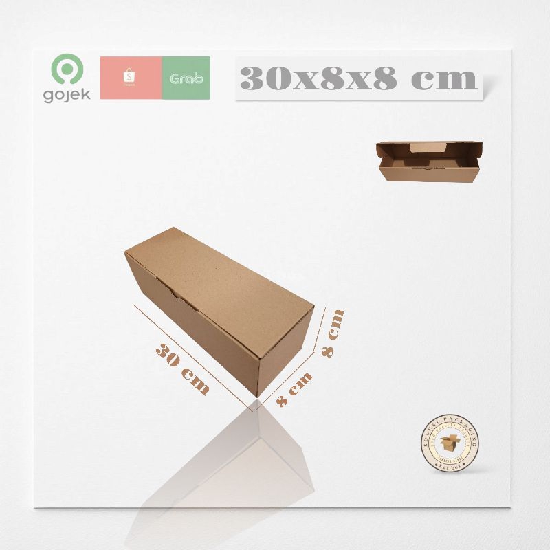 

kardus ukuran 30x8x8 cm die cut model pizza