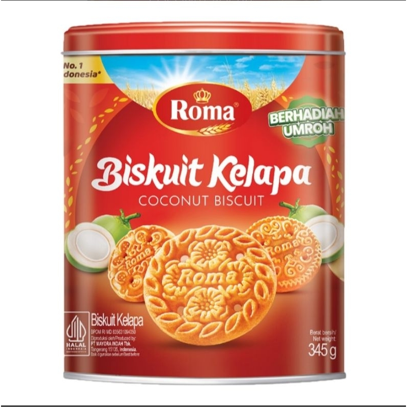 

Roma Biskuit Kelapa 345 gram kaleng