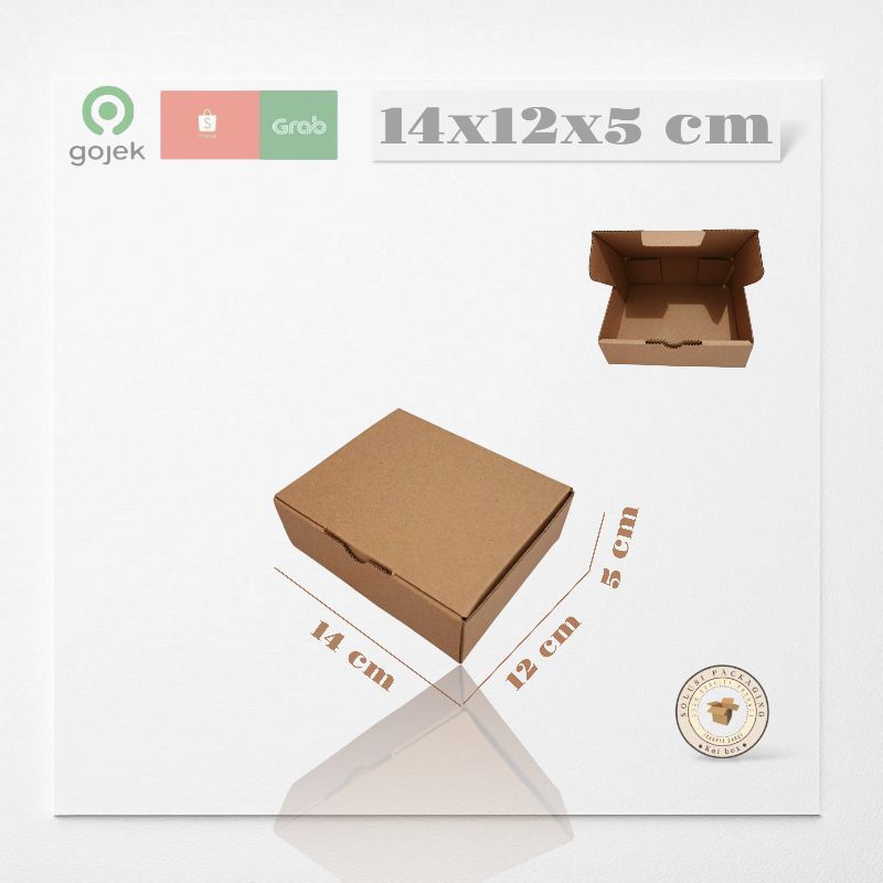 

kardus ukuran 14x12x5 cm die cut model pizza
