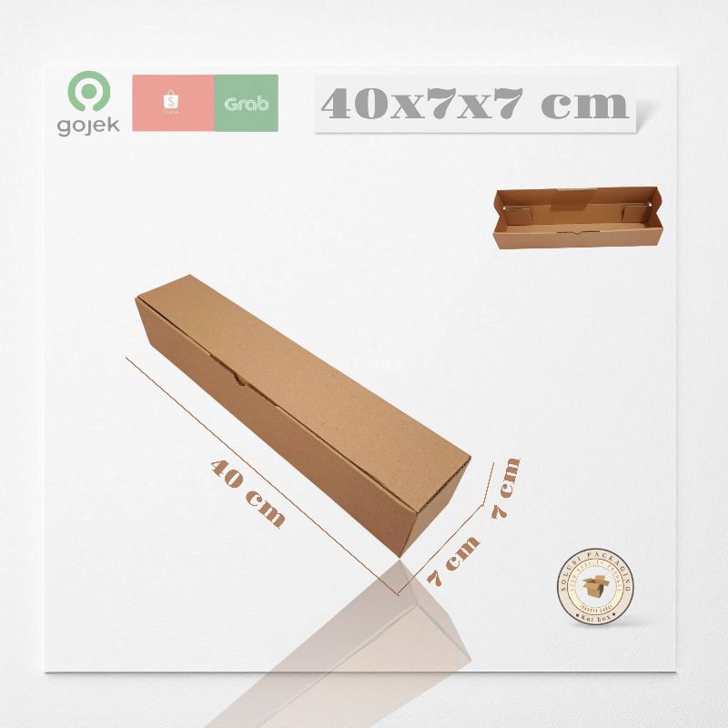 

kardus ukuran 40x7x7 cm die cut model pizza