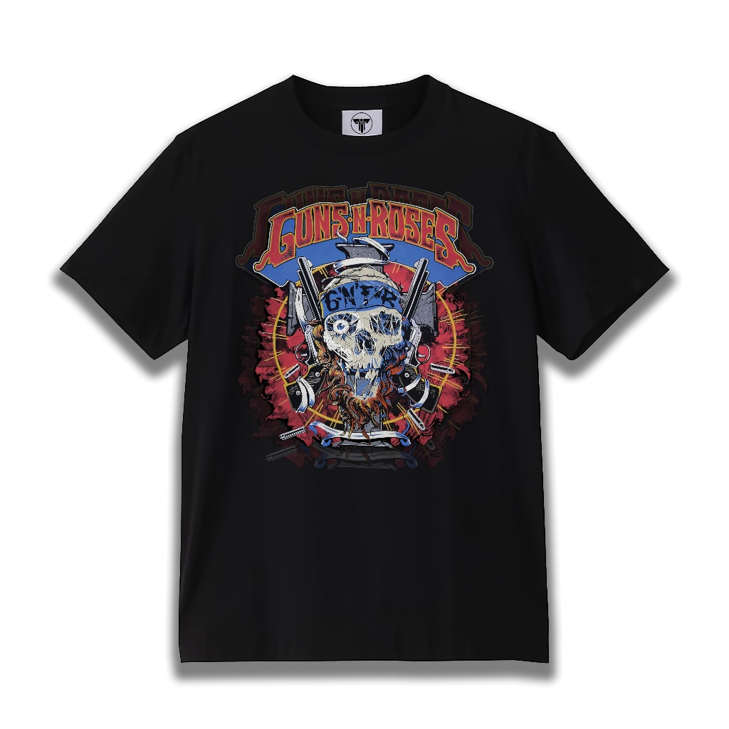 T-shirt Guns N Roses _Artwork 3_ Shadow | | Kaos Band Guns N' Roses Premium