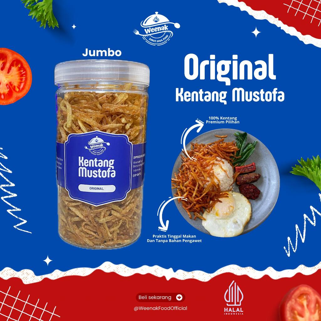 

Kentang Mustofa Original Spesial Toples Jumbo Renyah Gurih dan Kriuk by WeenakFood
