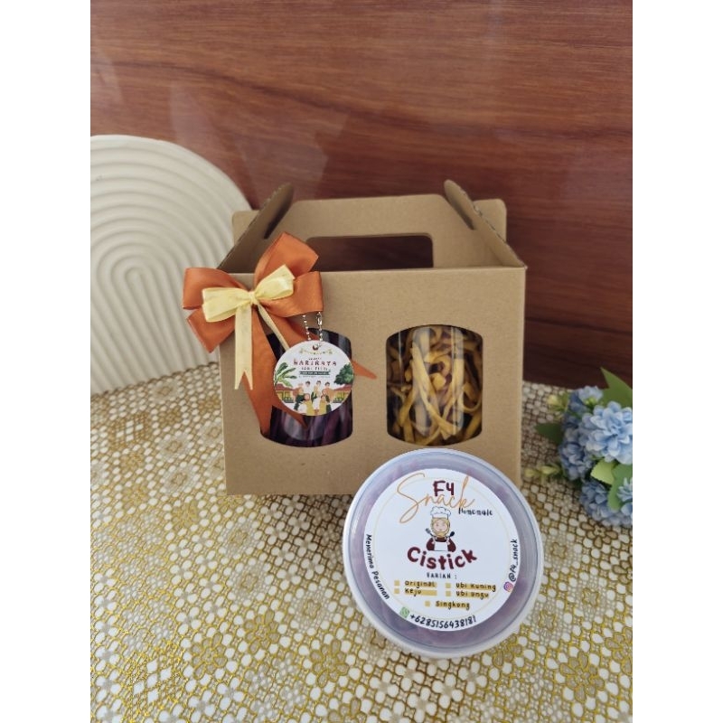 

Hampers Lebaran Paket Couple | 800 ml | Eid Mubarak | Hampers | Cistik Paket Couple