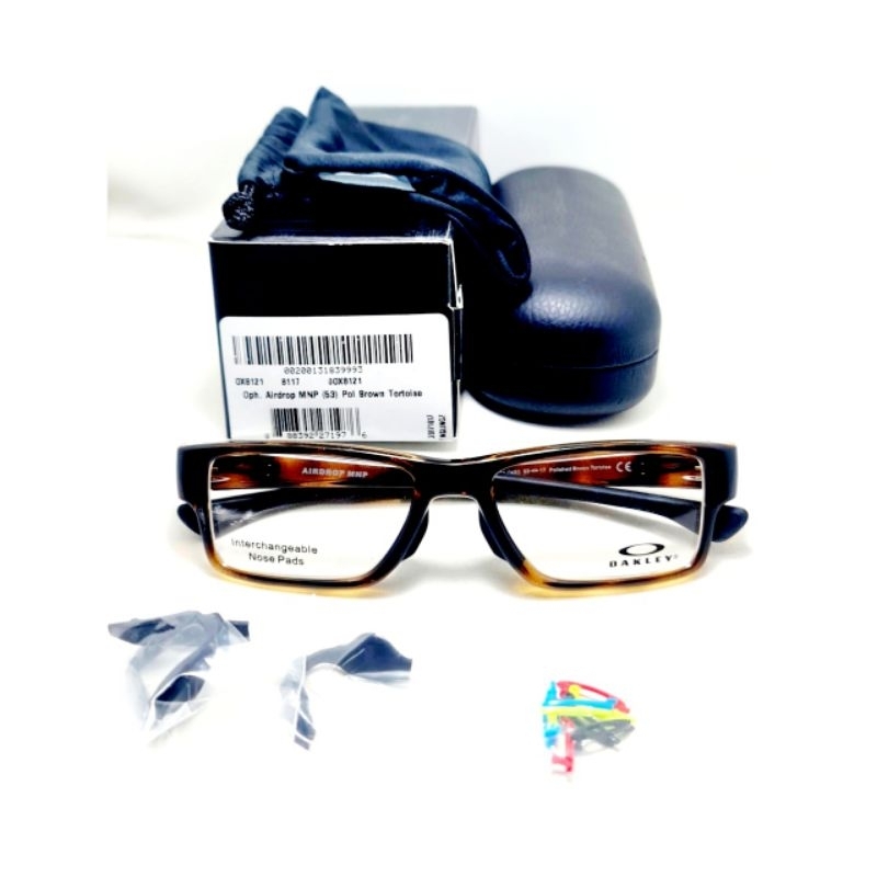 Frame Kacamata Oakley AirDrop MNP OX8121 0453 Polished Brown Turtoise Original