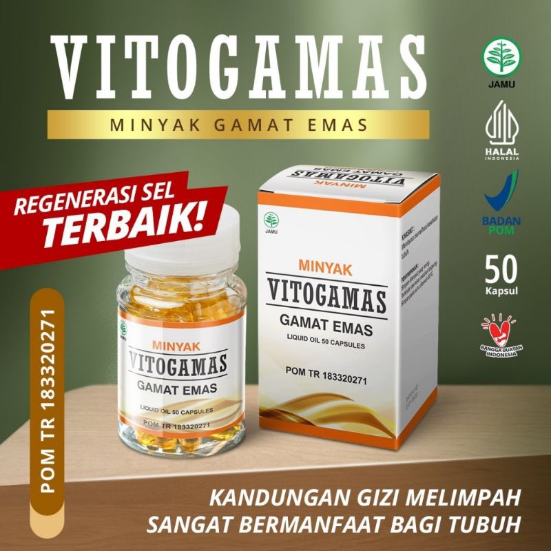 Kapsul Minyak Gamat Emas Vitogamas