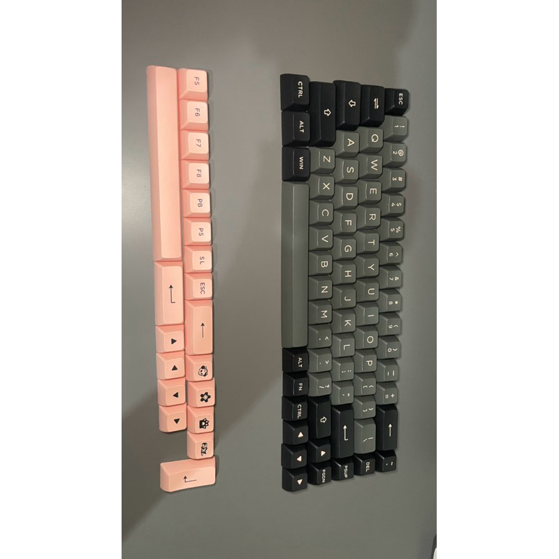 Keycaps copotan Akko 3068b Black Pink