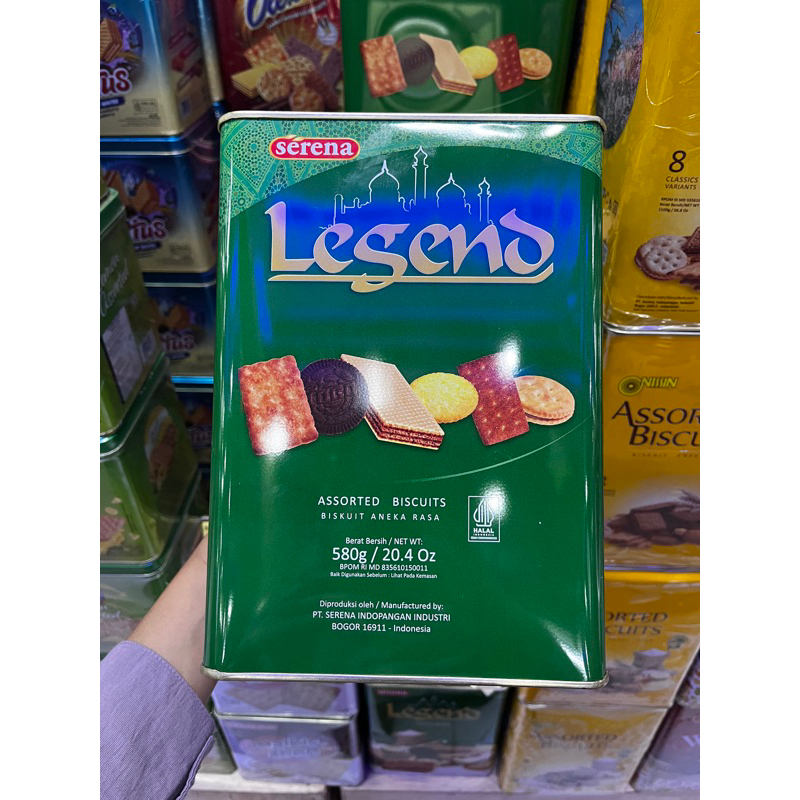 

Serena Legend Assorted Biscuit 580gr | Jajan Murah | Jajan Lebaran