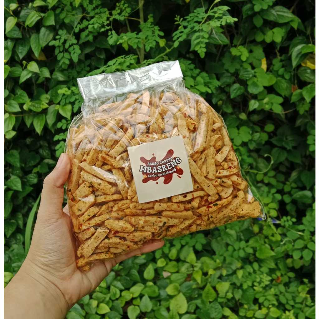 

basreng pedas daun jeruk/basreng ori daun jeruk/basreng renyah/basreng kemasan 500gram/mbasreng