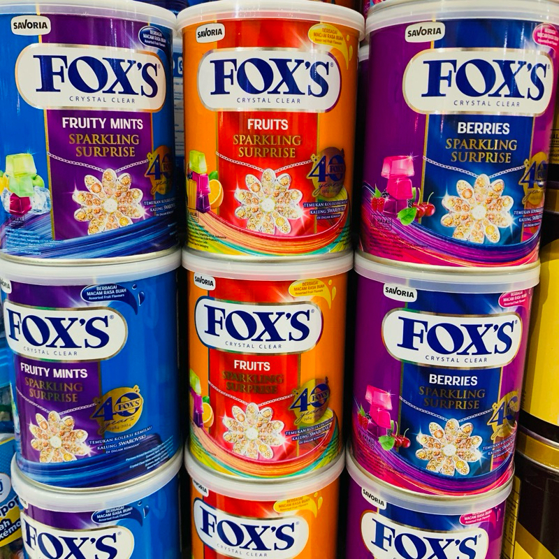 

Permen Foxs Crystal Clear Fruity 170gr