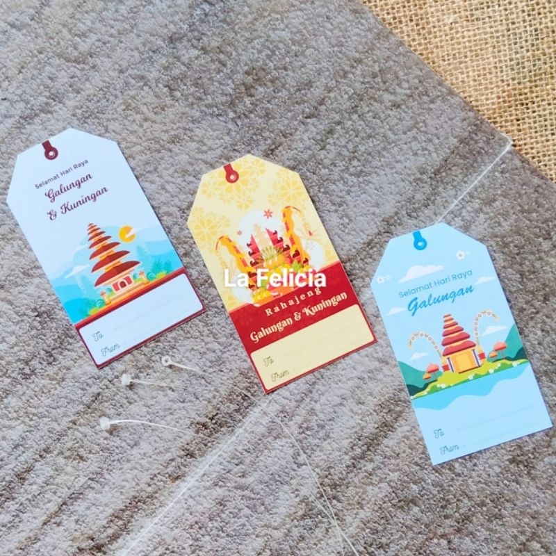 

La Felicia Hang Tag Label Gantung Hari Raya Galungan Kuningan