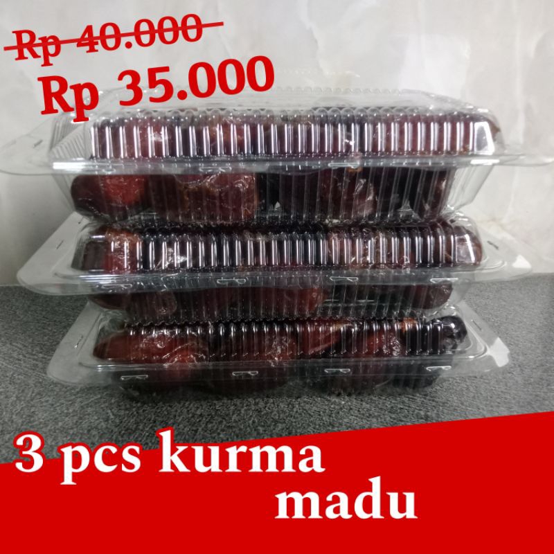 

Kurma Madu Premium Isi Dalam Mika Dapat 3pcs