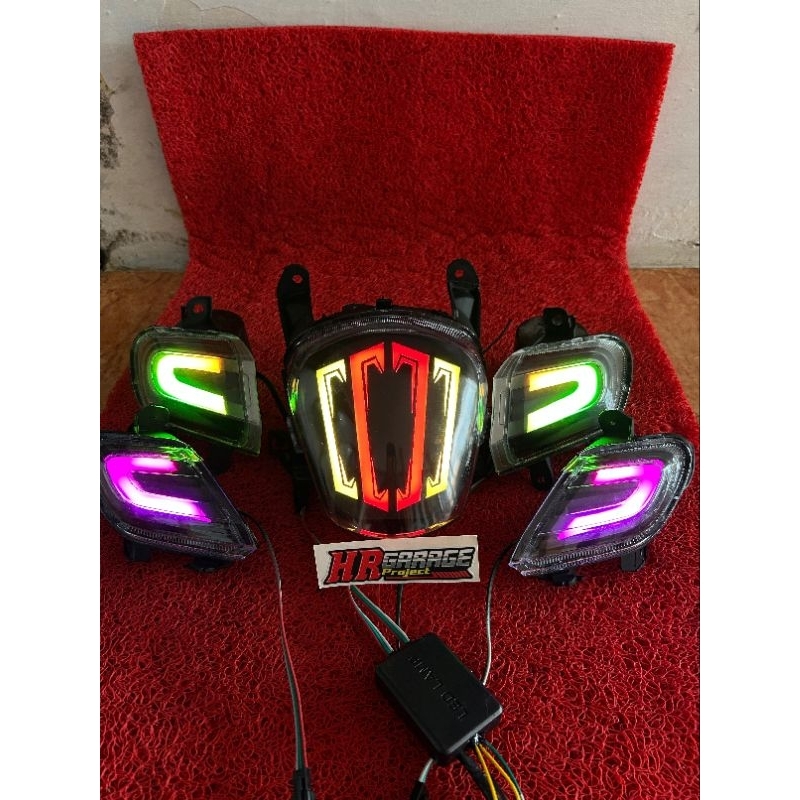 Stoplamp Lazy scoopy 2018 RGB Bluetooth 210 mode