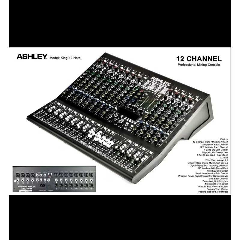 mixer ashley king note 12