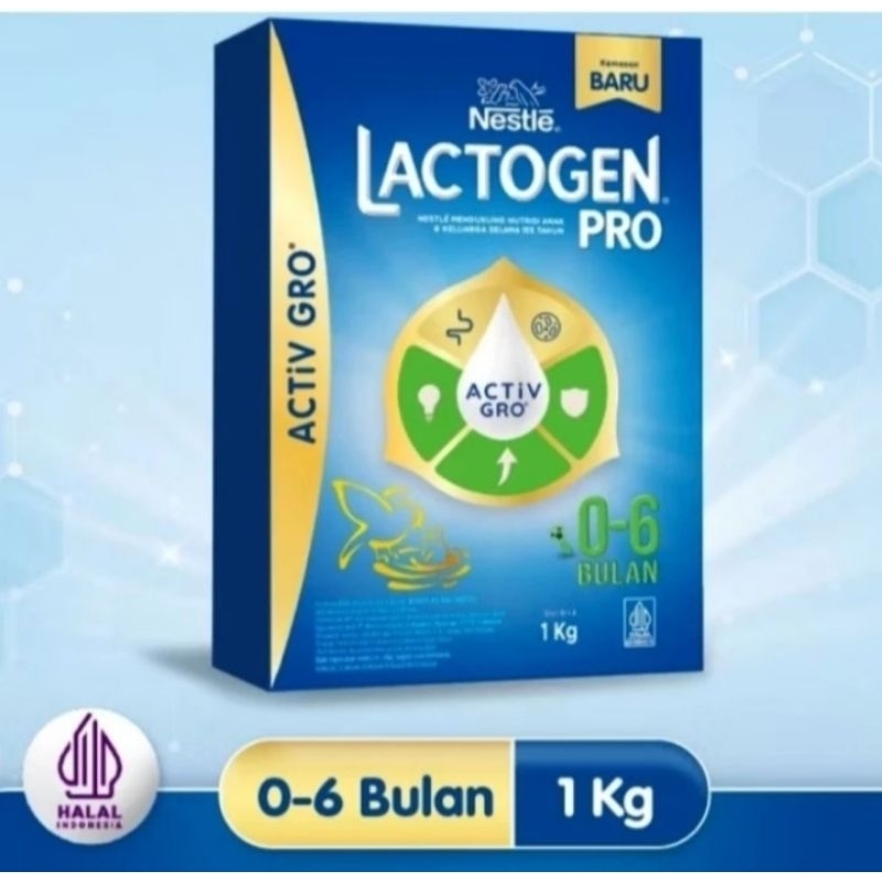 

LACTOGEN PRO Tahap 1, Susu Formula Anak Umur, 0-6 Bulan, Ukuran : 1 kg