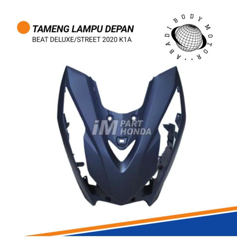 Cover tameng Panel Body depan BEAT DELUXE Beat Street 2020 2021 2022 2023  K1A biru doff
